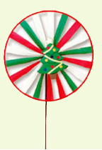 Xmas Tree Single Wind Wheel