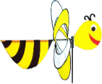 Wind Wheel 3-D Bee
