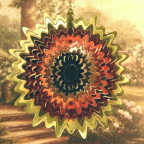 Metal Twirler - Single Sunflower