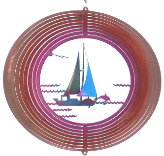 Metal Twirler - 3D Sailboat